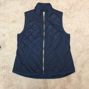 Navy lightweight quilted vest from Old Navy